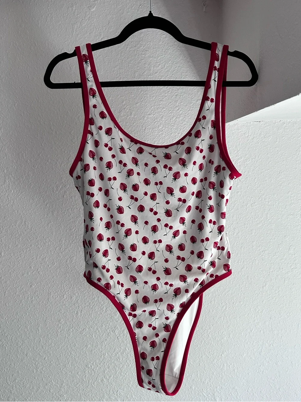 Frankie's Bikinis Marlow One-Piece Swimsuit with Strawberries and Cherries!